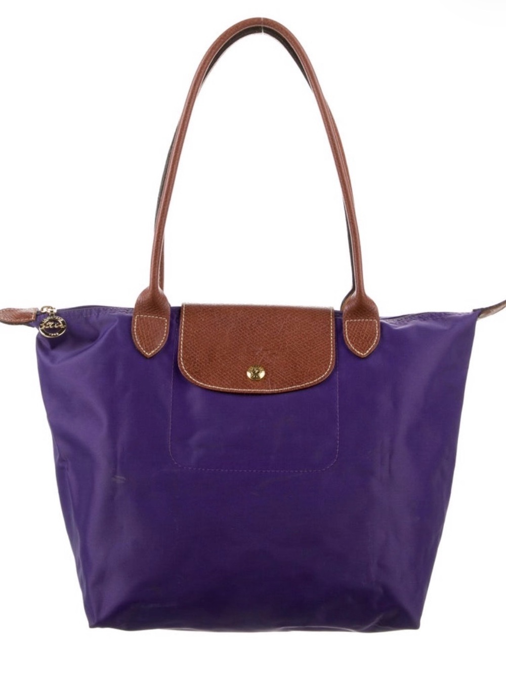 Longchamp purple nylon tote - Picture 2 of 8